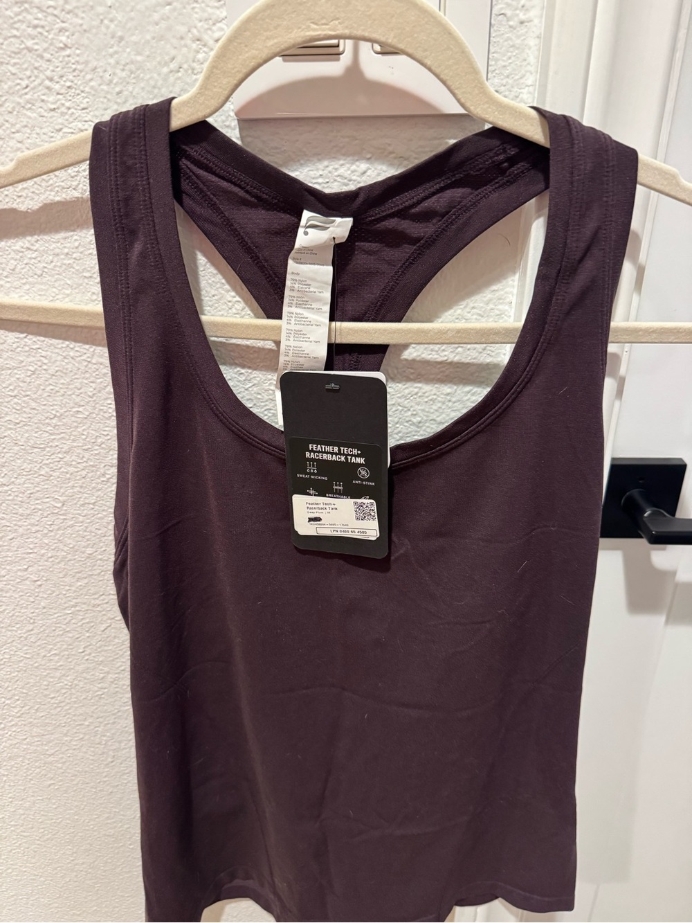 Fabletics Plum Racerback Tank - Picture 3 of 4